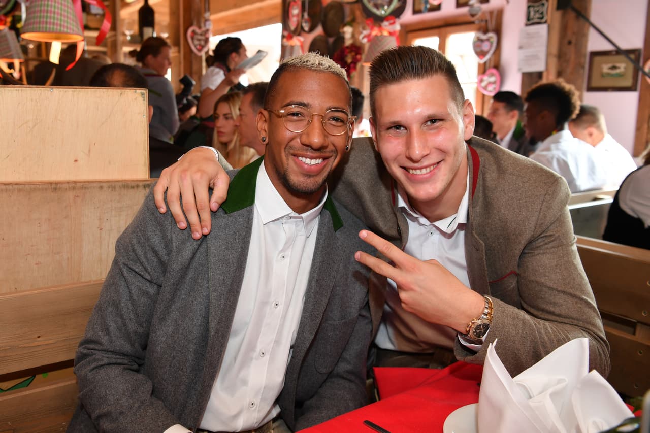 El encuentro fue un momento de relajación para los jugadores de Bayern Múnich.