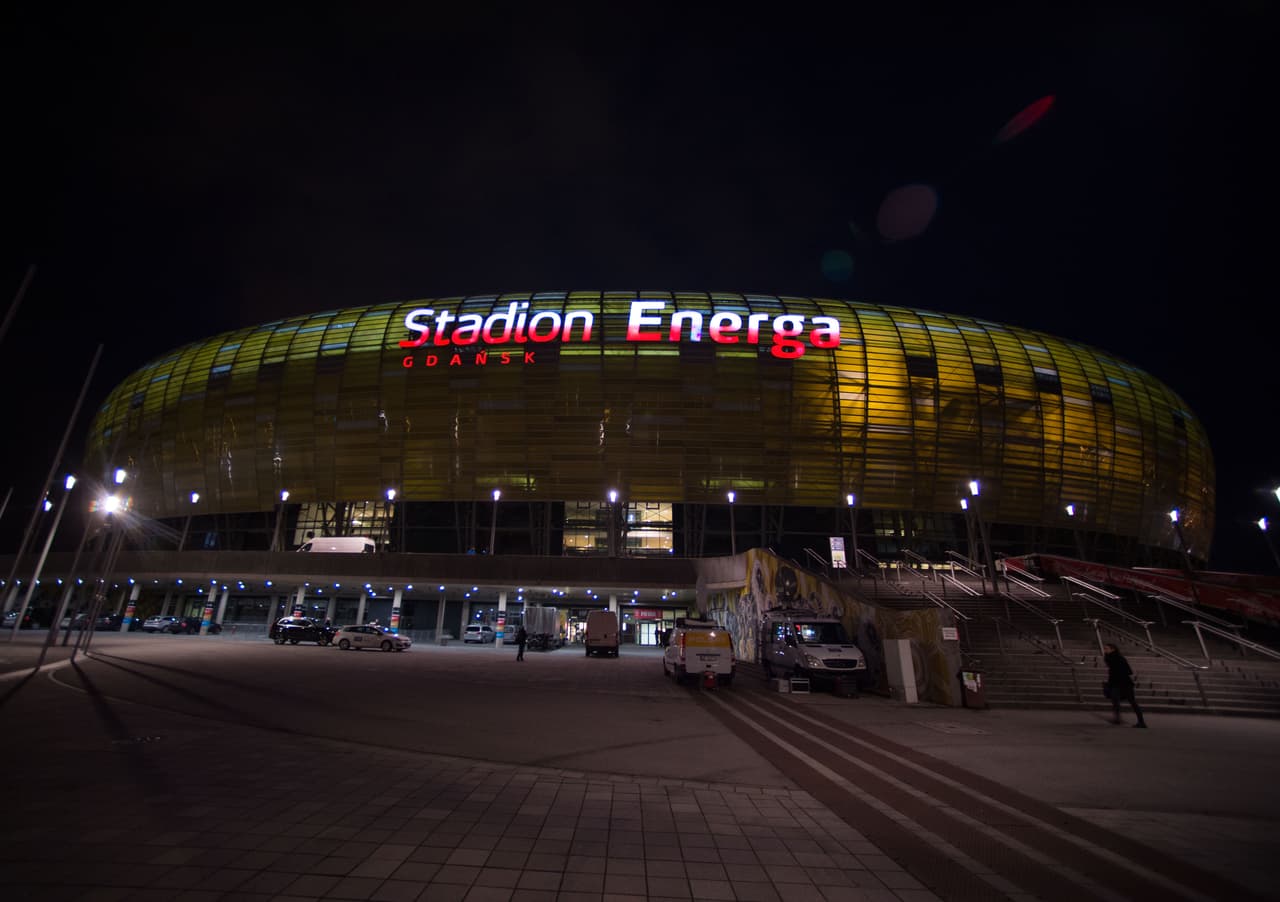 El recinto deportivo polaco, inaugurado en el 2011, tiene capacidad para más de 40 mil espectadores.