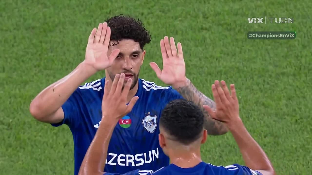 ¡Se pone bueno! Qarabag descuenta con un trallazo de Leandro