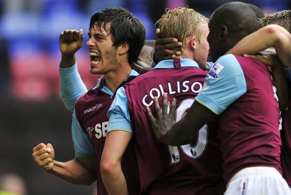 Los 'Hammers' soñaban con el triunfo gracias a dos tantos de Demba Ba.