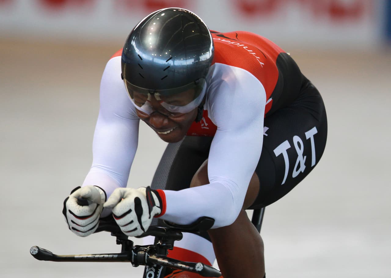 La prueba de un kilómetro contrarreloj se la ganó el trinitario Paul Nichols. En el segundo lugar quedó el colombiano Kevin Quintero y en el tercero el guatemalteco Luis Cordon.