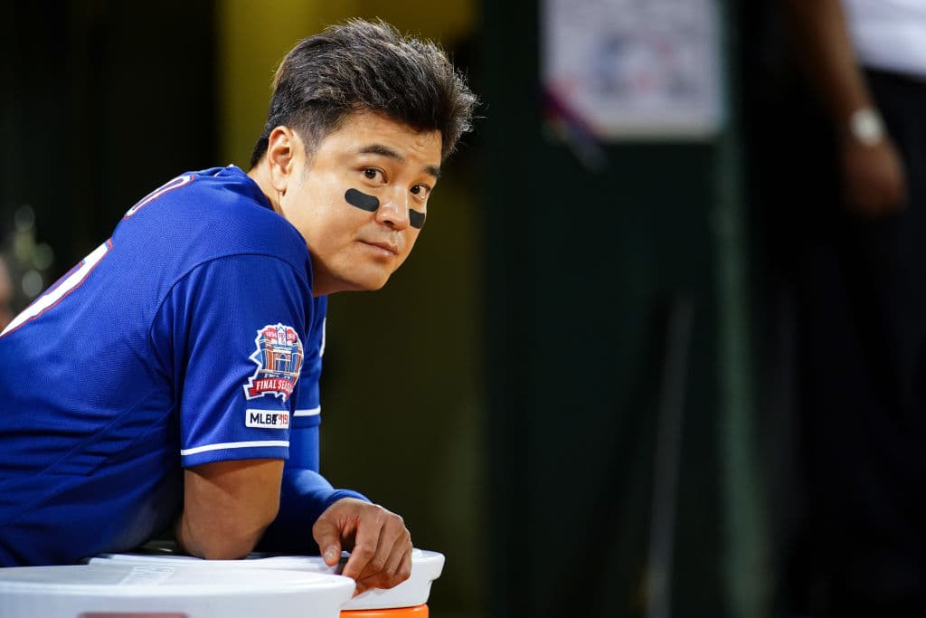 Shin-Soo Choo de los Texas Rangers.