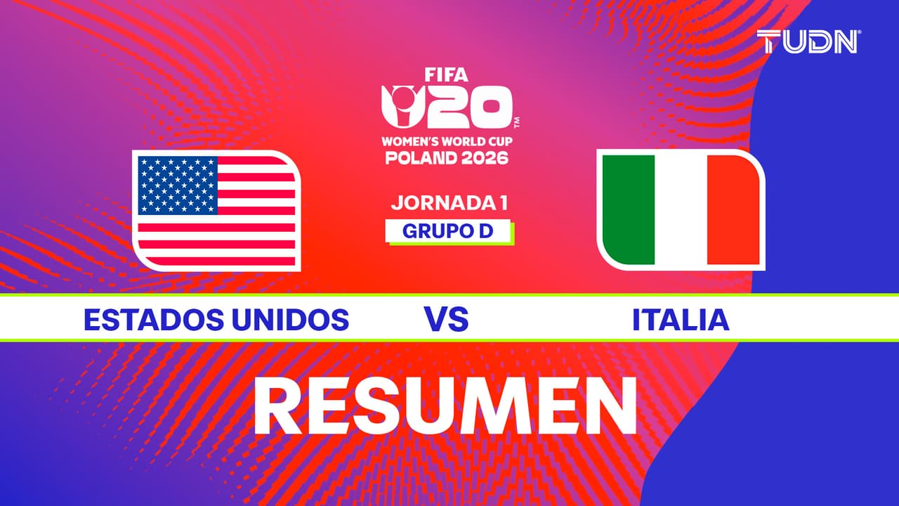Resumen | Estados Unidos vs. Italia, Mundial Femenino Sub-20 Polonia 2026