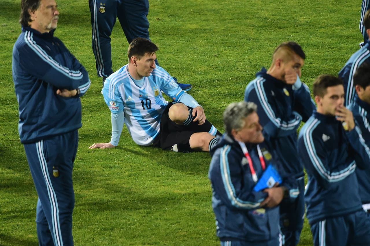 La tristeza de Messi