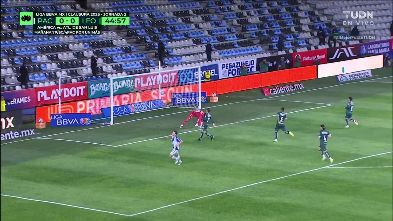 ¡GOL!  anota para Pachuca. Oussama Idrissi
