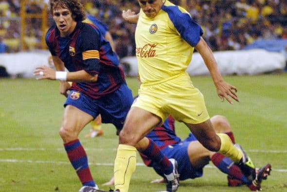 Aquella noche las Águilas vencieron al Barcelona de “Dinho” con goles de Hugo Castillo y el colombiano Frankie Oviedo, en lo que es el único triunfo que tienen sobre el cuadro culé.