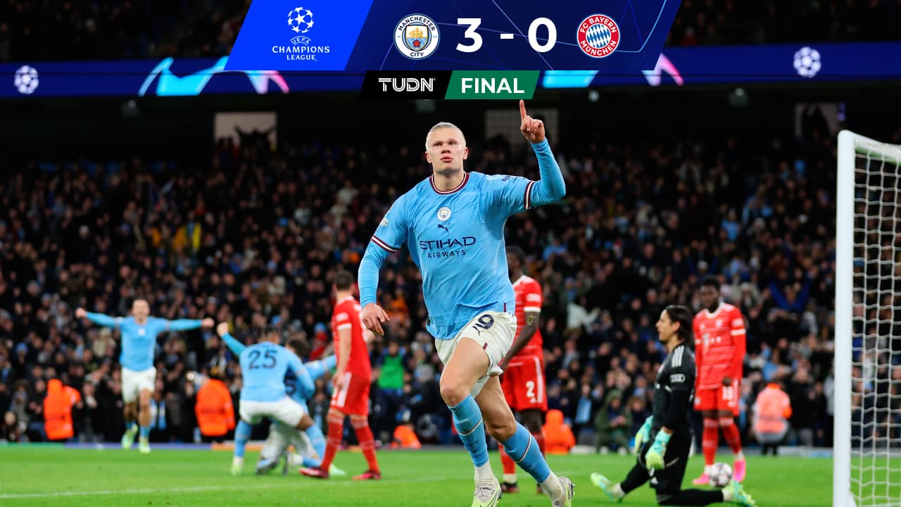 ¡Jaque mate! Manchester City borra al Bayern y apunta a las Semis