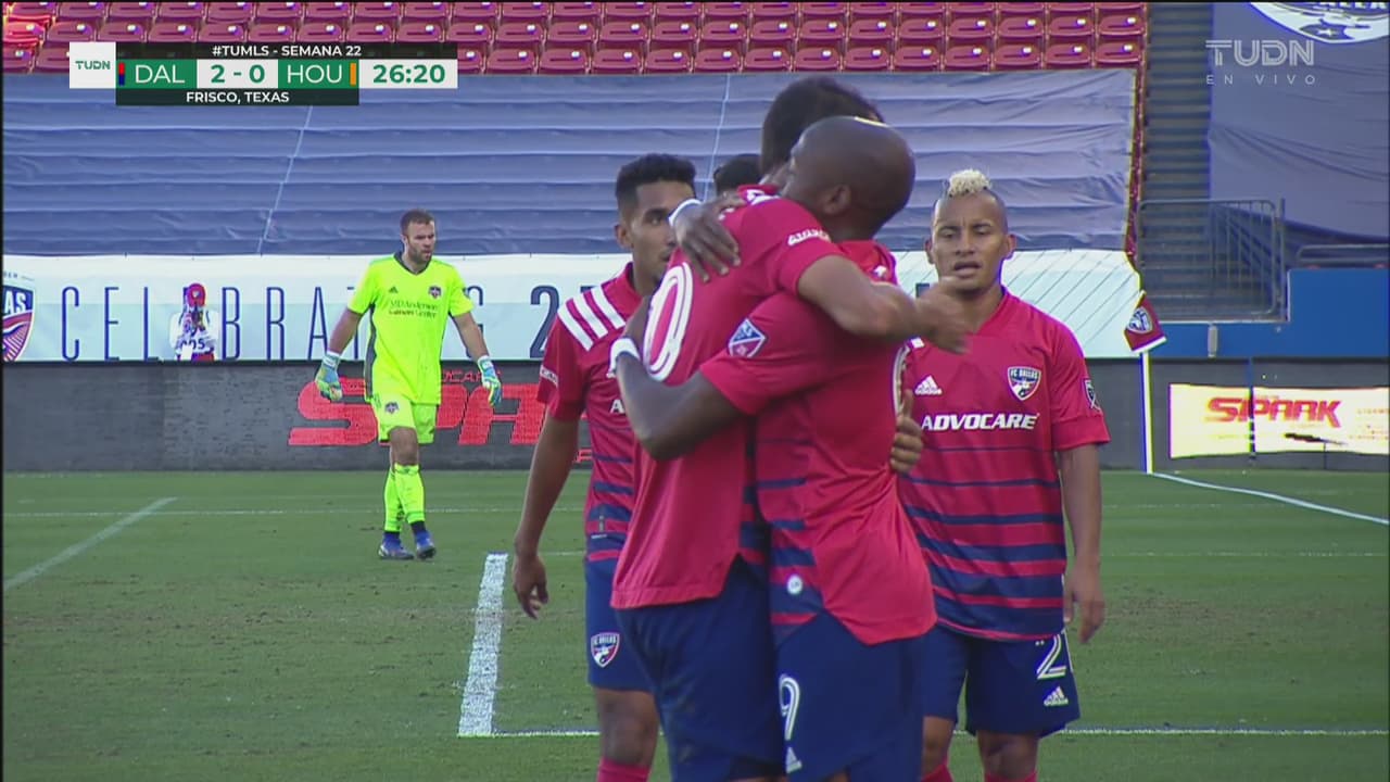 ¡Aparece 'Fafà'! Picault anota de cabeza el 2-0 para FC Dallas
