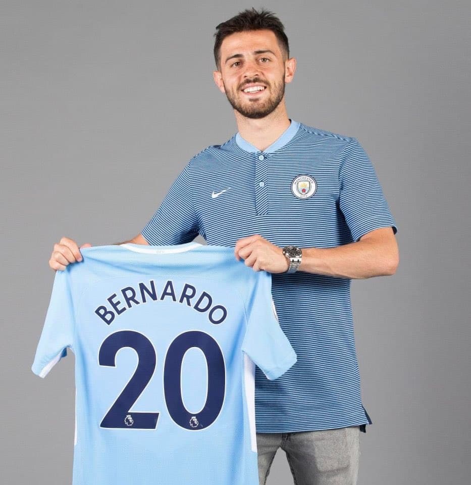 Bernardo Silva de A.S. Mónaco al Manchester City: 50 millones de euros