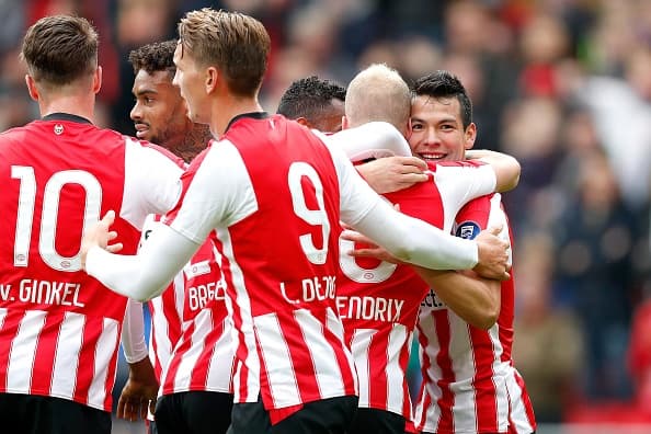 Con 7 goles en 7 partidos disputados, el mexicano comanda la lista de goleadores en la Eredivisie