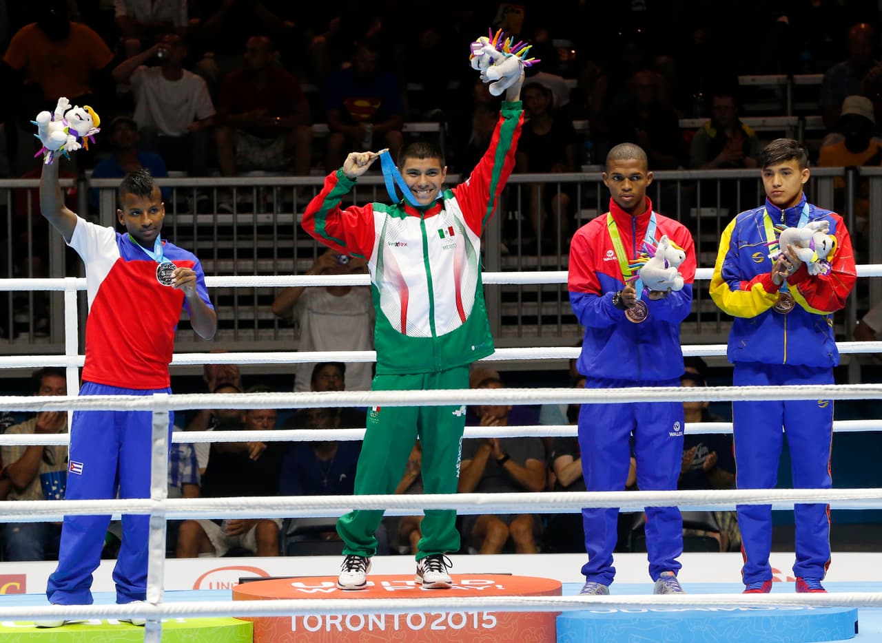 Joselito Velázquez ganó la medalla de oro en peso minimosca, la plata fue para el cubano Joahnys Argilagos y el bronce para el dominicano Victor Santillán y el venezolano Yoel Finol.