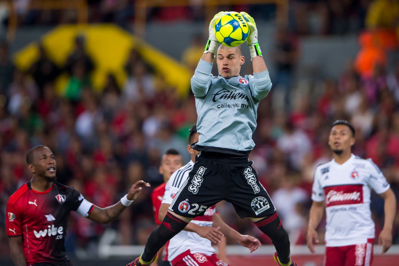 Manuel Lajud, portero de Tijuana tuvo un día con mucha actividad bajo los tres palos.