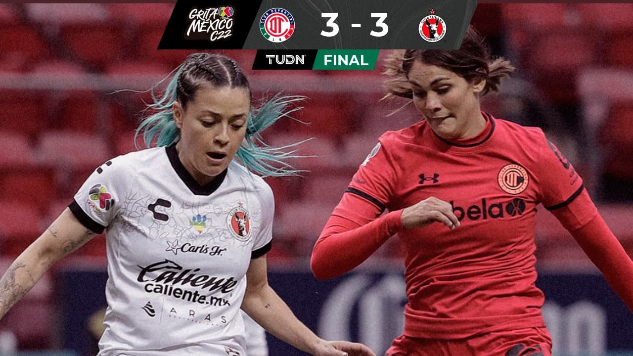 Toluca y Xolos disputan juego más goleador al momento en Liga MX Femenil