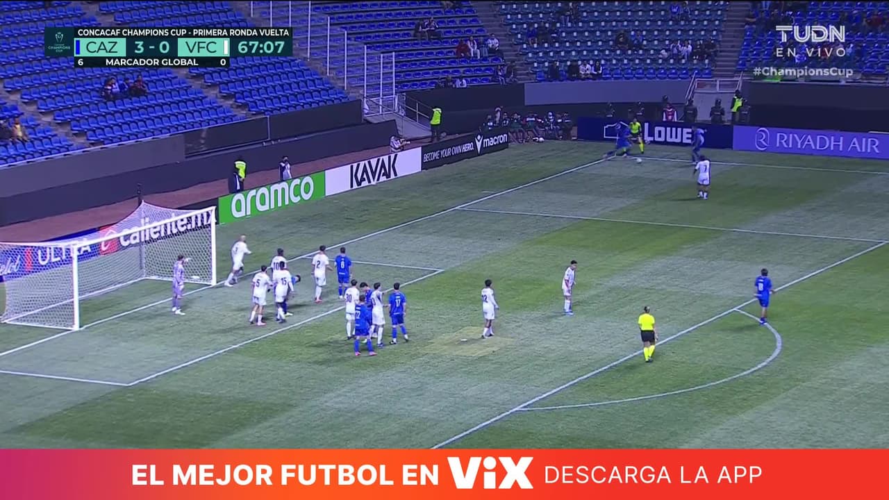 ¡Ya es goleada! Excelso remate de cabeza de Jorge Rodarte para el cuarto
