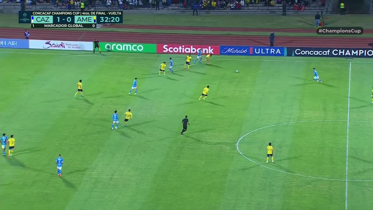 ¡TIRO ATAJADO! disparo por Mateusz Bogusz.