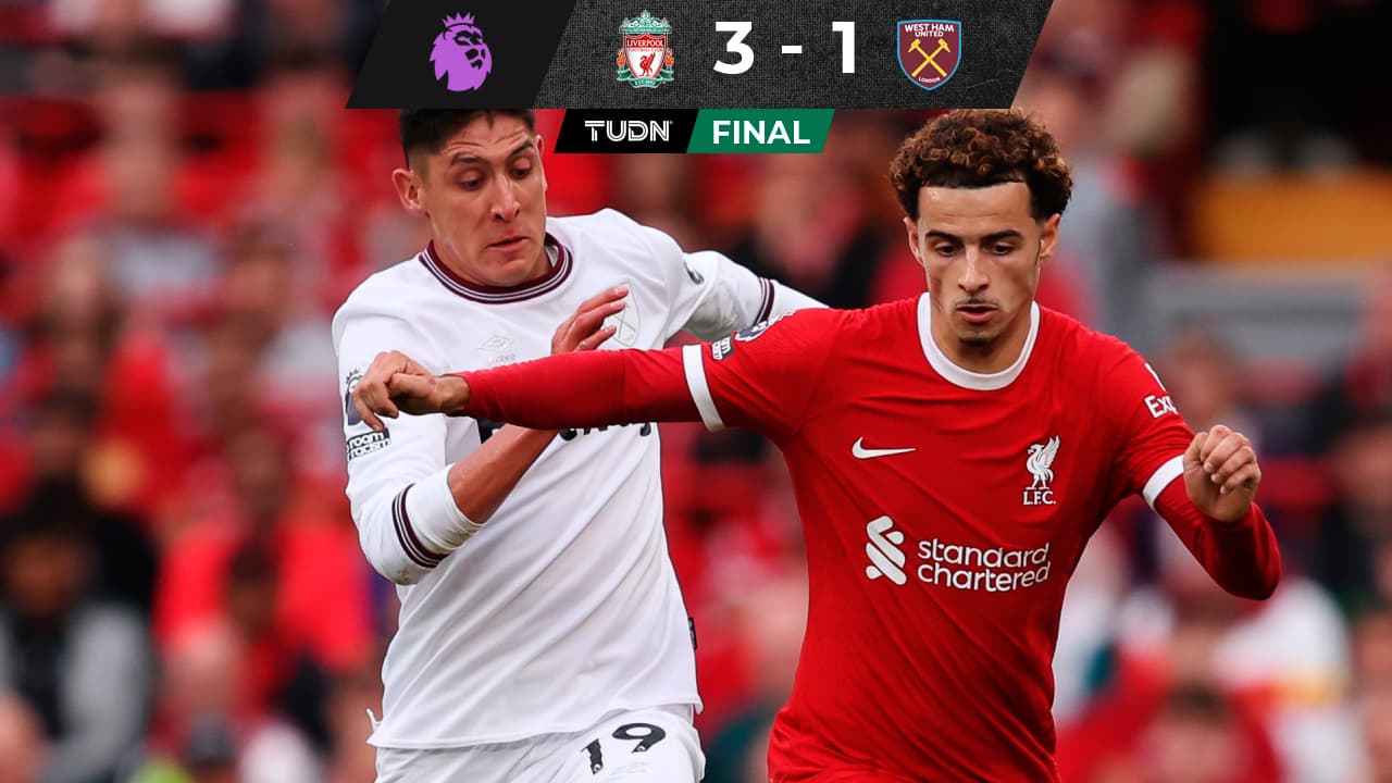 Mal estreno en Anfield: Edson y West Ham pierden ante Liverpool