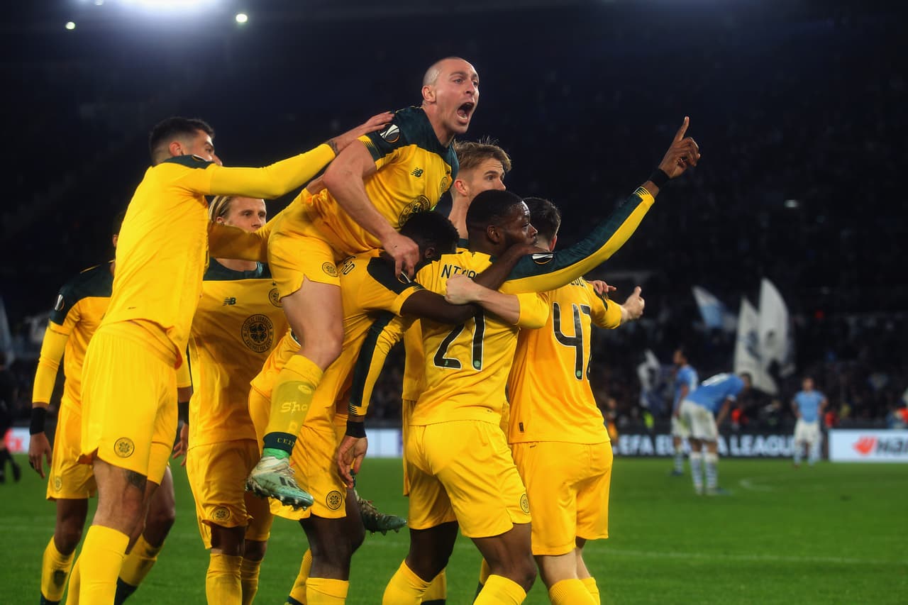 Grupo E: CFR Cluj 1-0 Rennes; Lazio 1-2 Celtic