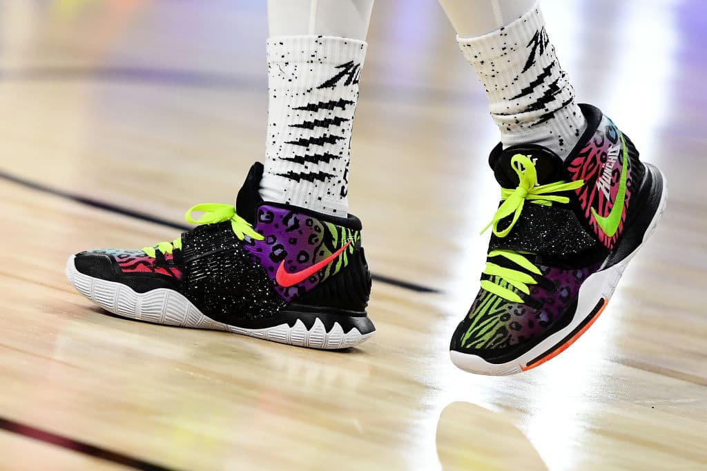 Tenis Nike usados por Quavo #91 del equipo Stephen A. del Juego de las Celebridades.