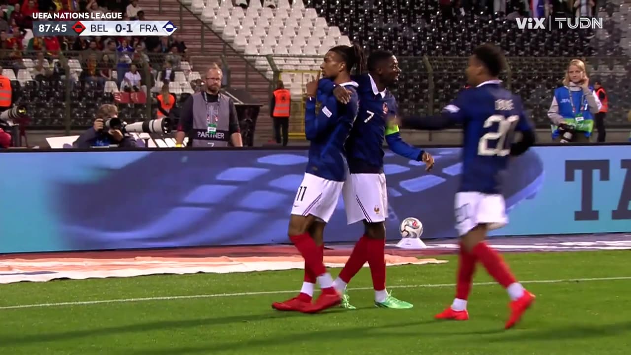 ¡Olise abrió el marcador! ¡Francia se va arriba en los últimos minutos!