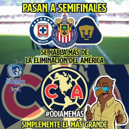 Los memes más divertidos de los duelos de vuelta entre Pumas vs Pachuca y Cruz Azul vs Tigres.