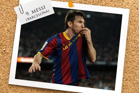 Ya en la delantera, la inicia un hombre que usualmente nos 'visita', el argentino Lionel Messi.