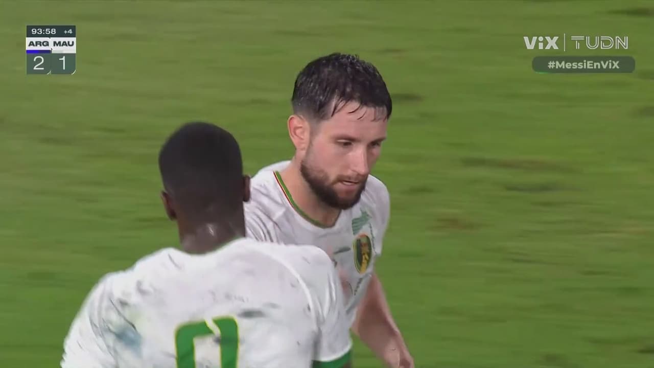 ¡Gol de Mauritania! Jordan Lefort le marca a la Argentina en La Bombonera