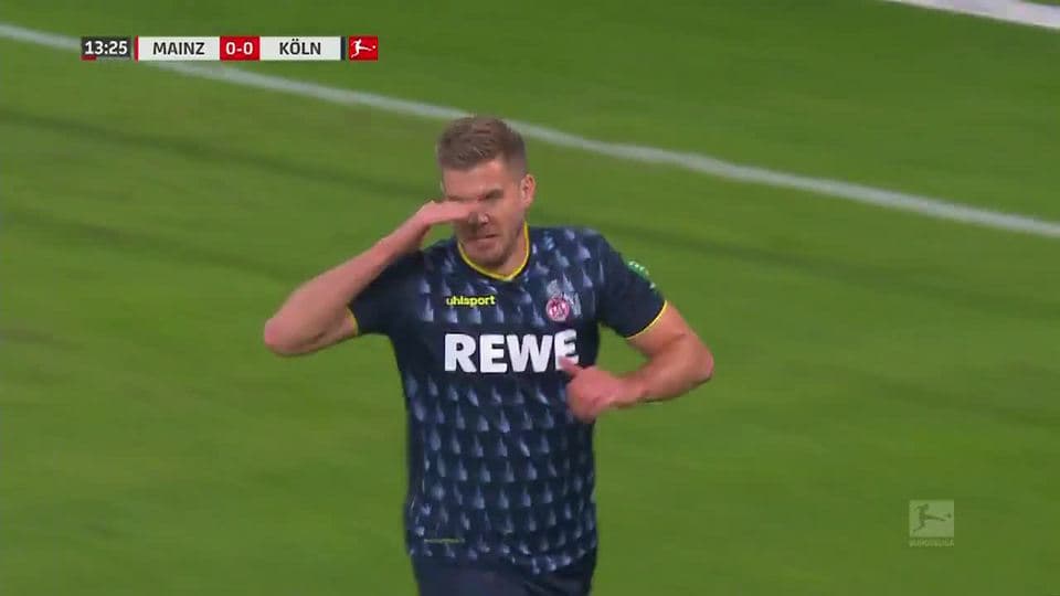 ¡GOOOL! Simon Terodde anota para 1. FC Köln