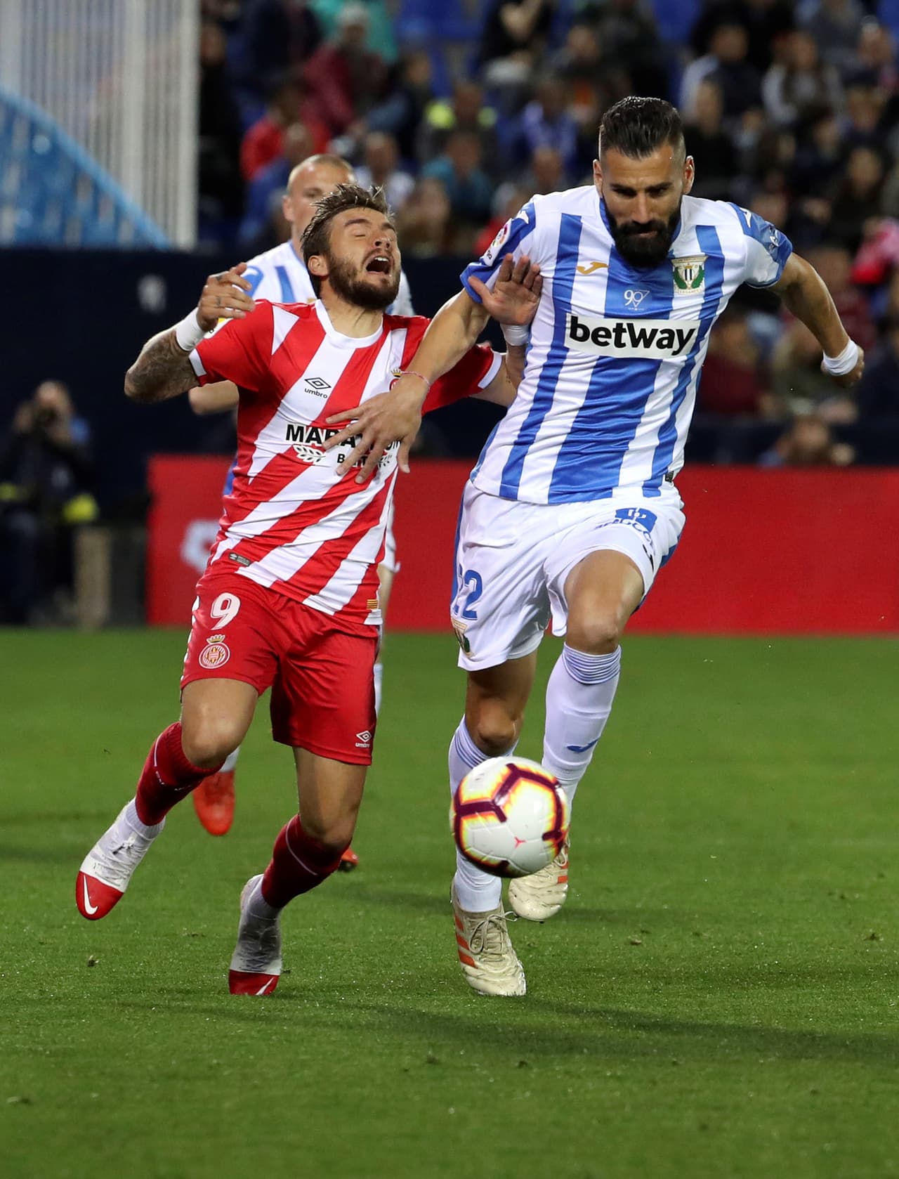 El Leganés cedió puntos por segunda jornada consecutiva en La Liga, al caer en casa por 2-0 ante el Girona.