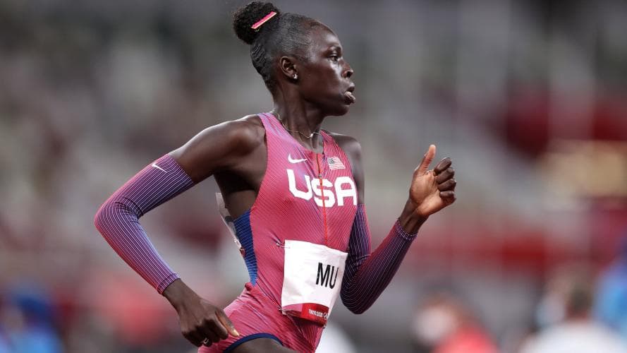 Athing Mu se metió en la historia al ganar los 800 metros con 19 años