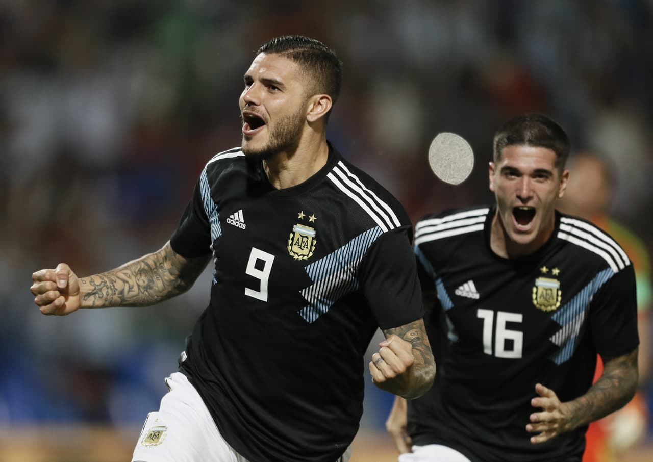 Pasaron 70 segundos de juego para que Icardi anotara el 1-0 a favor de Argentina, que controló así dede muy temprano.