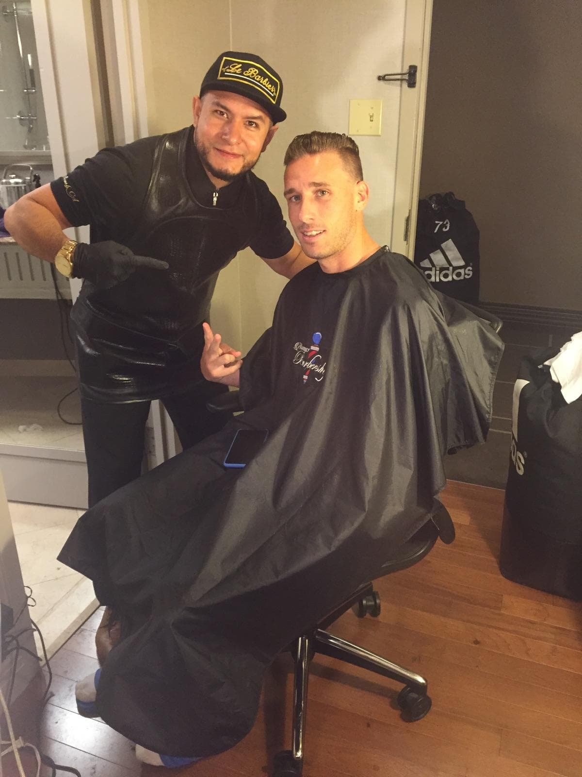 Biglia se hizo un corte de galán. veremos como se mantiene durante el juego.