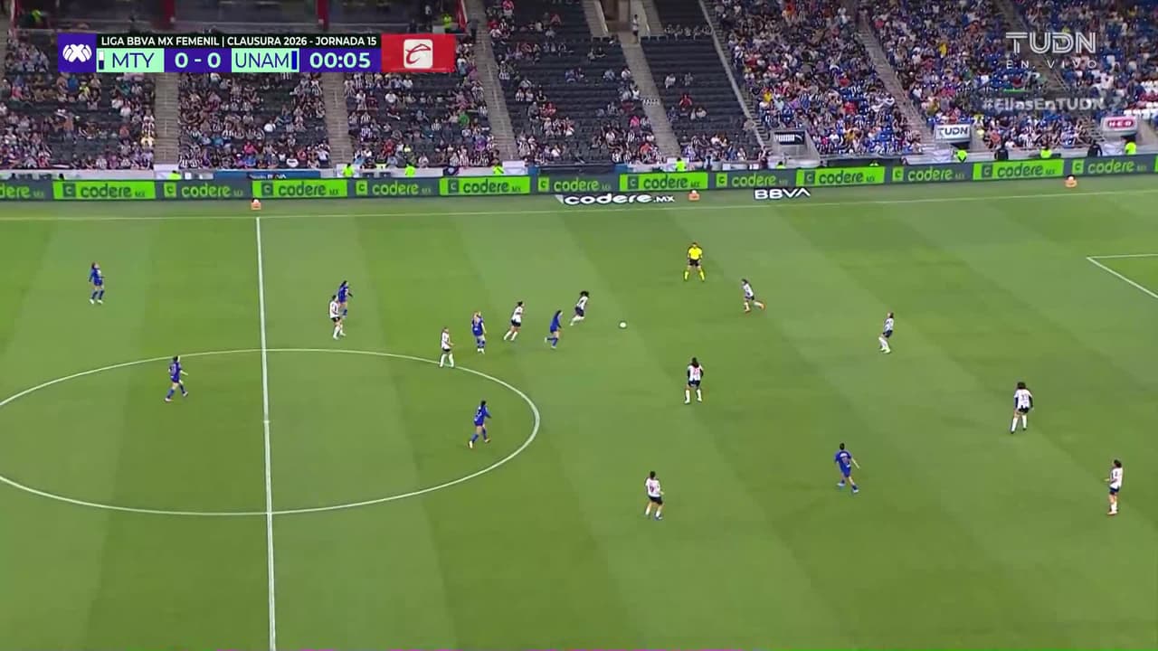 EN VIVO: ¡Arranca el Rayadas vs Pumas en la Jornada 15 de la Liga Mx Femenil!