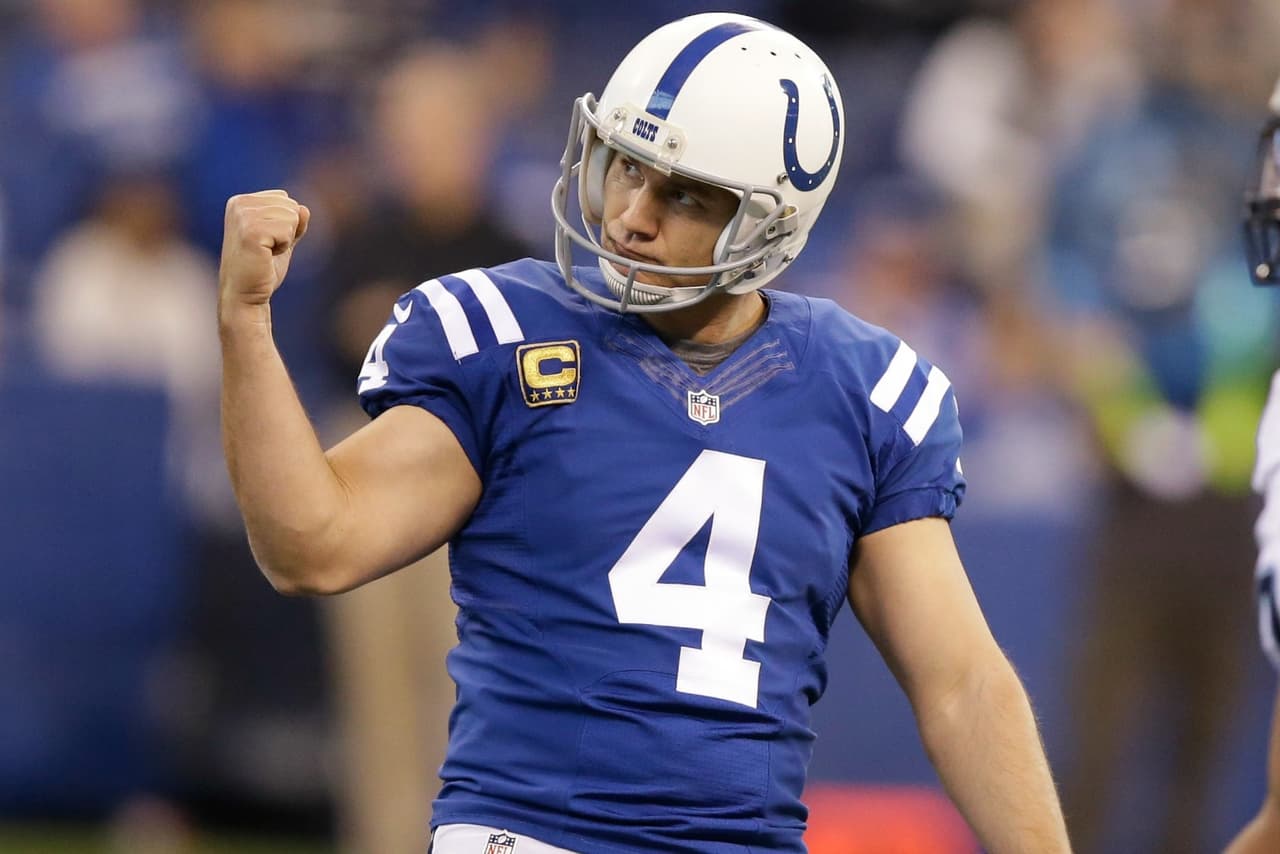 El pateador se queda tres años más en Indy.