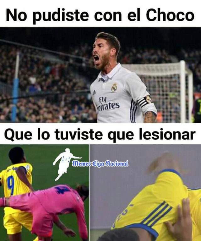 Los mejores memes de la derrota del Real Madrid y del Choco Lozano | Anthony Lozano clavó el gol que venció a los merengues y las redes sociales no paran de ‘alabarlo’; Sergio Ramos salió ‘ligeramente salpicado’.