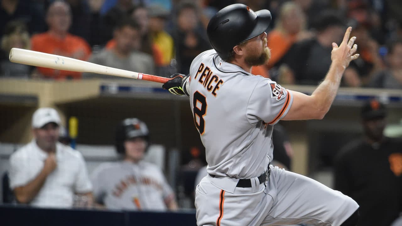 Hunter Pence regresa con los San Francisco Giants