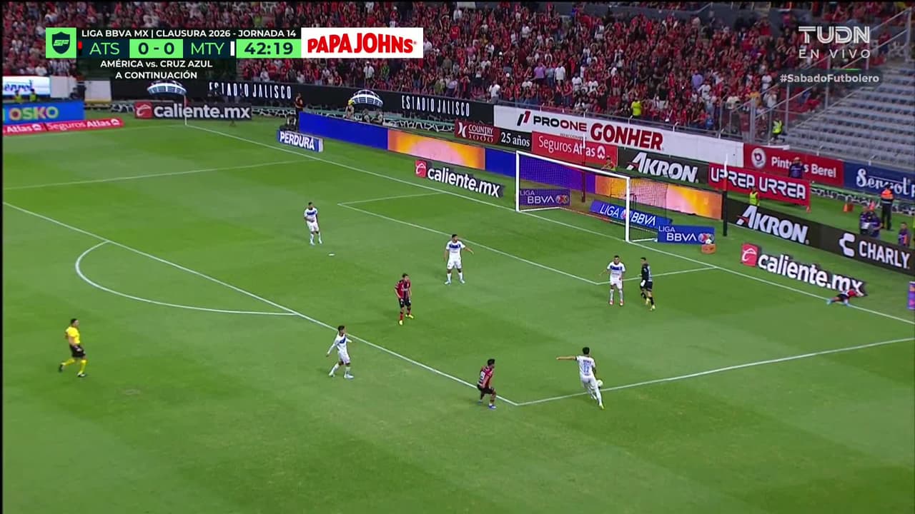 ¡TIRO ATAJADO! disparo por Diego González.