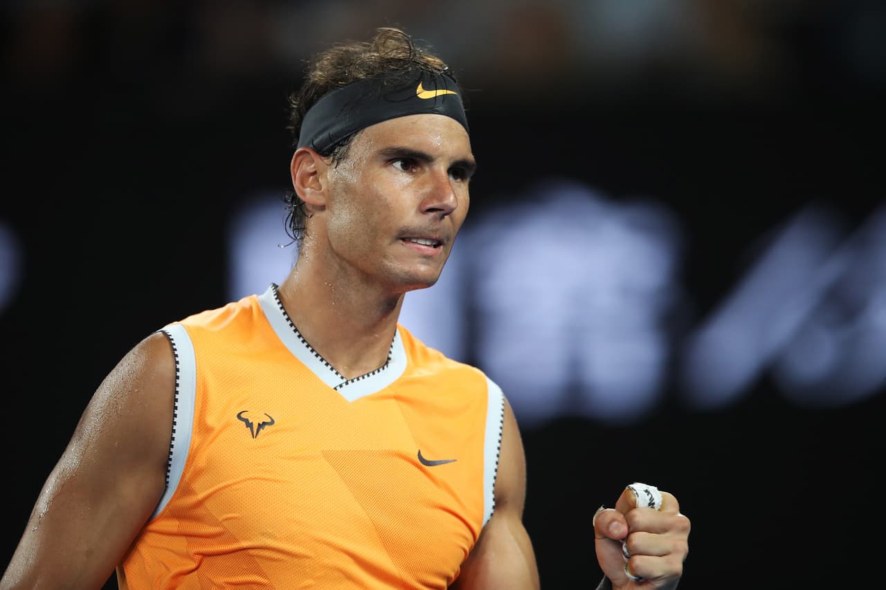 Nadal alcanzó su trigésima semifinal en un campeonato Grand Slam.