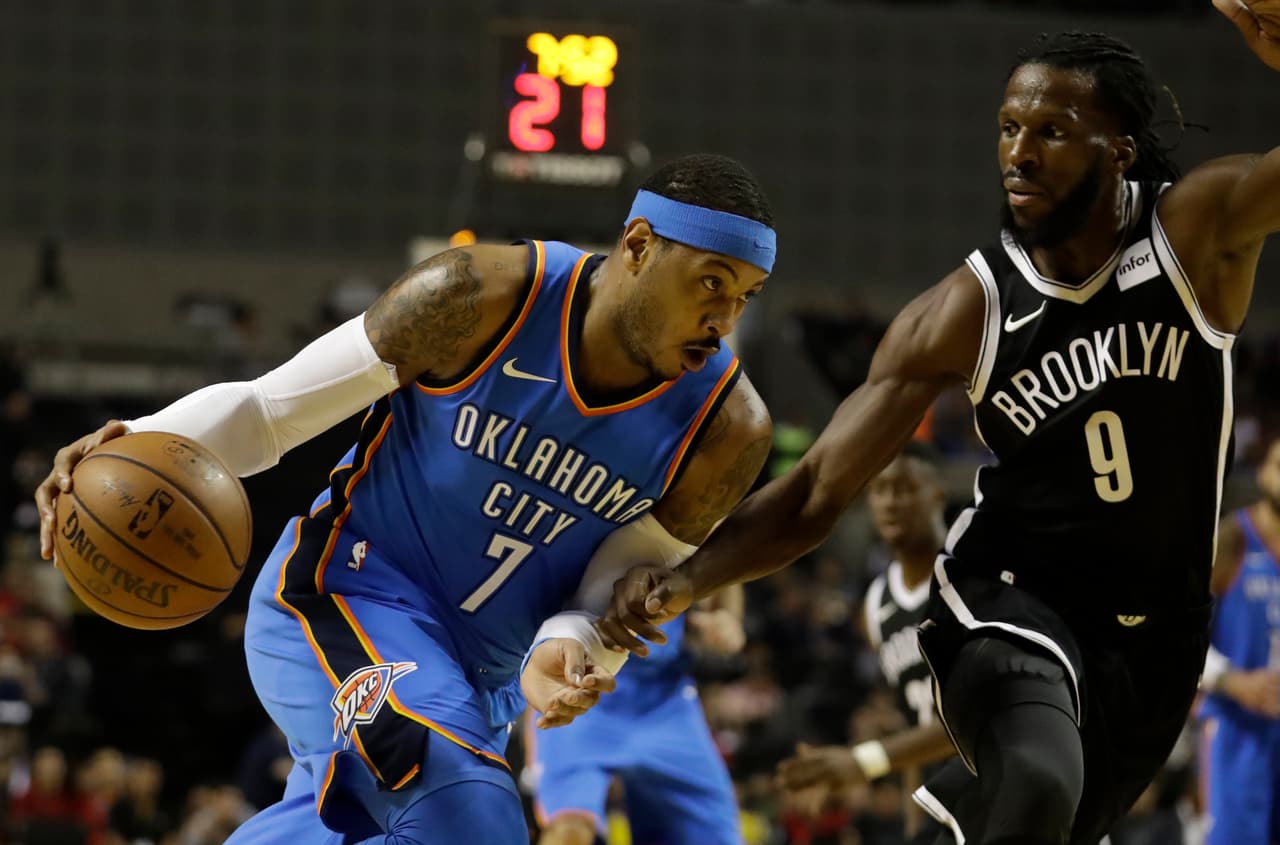 Te traemos las mejores imágenes del primer partido en México entre los Nets y el Thunder.