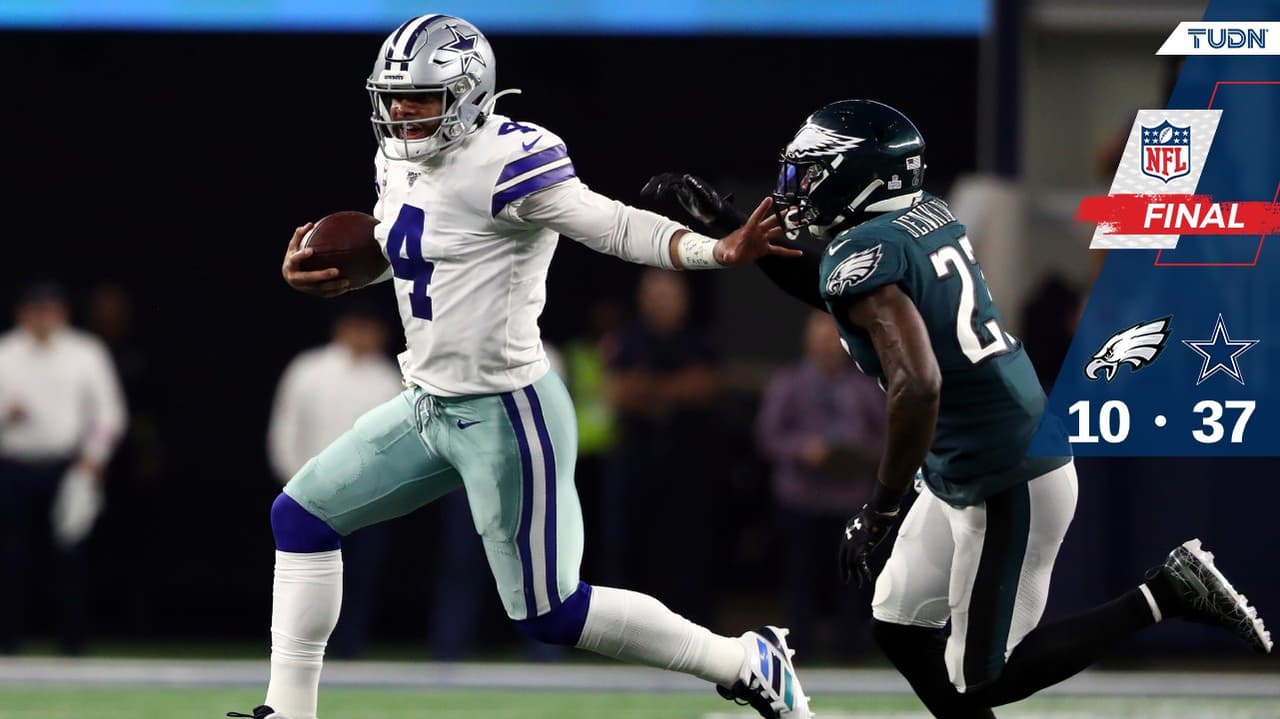 Dak Prescott y los Dallas Cowboys cortaron una racha de tres reveses seguidos ante los Philadelphia Eagles.