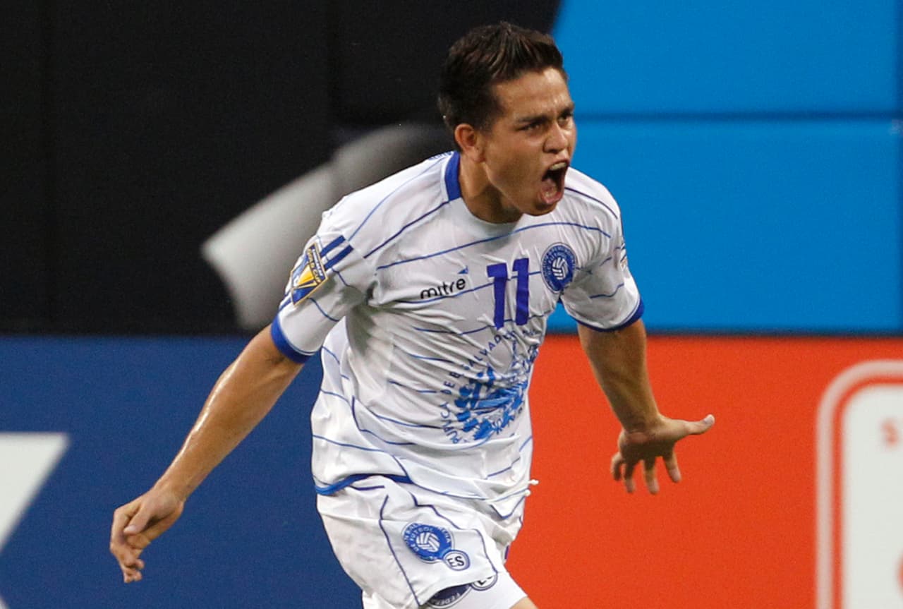 <b>11: </b>Roberto Zelaya, 8 goles en 9 partidos con El Salvador. Debutó en la edición del 2009.