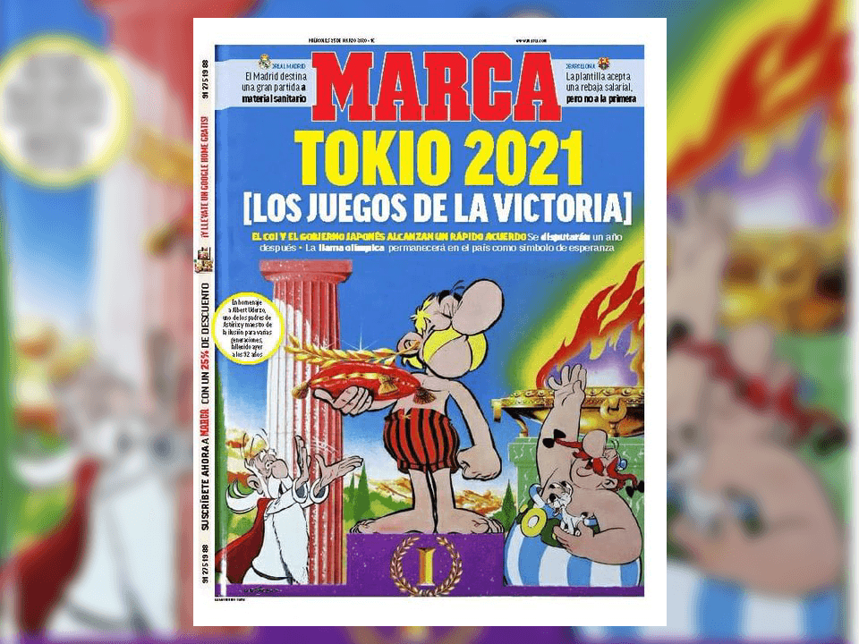 Así es como las portadas de revistas y periódicos viven esta época del coronavirus, un mundo sin deporte es impensable.