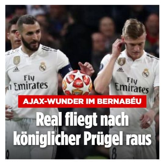 Bild (Alemania) - "Real salió volando después de una paliza real"