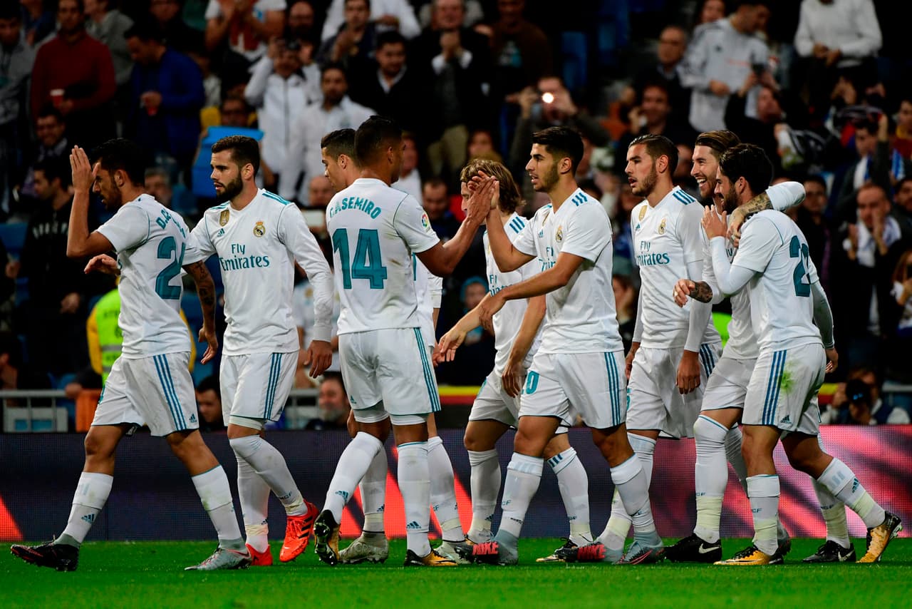 A cinco puntos de Barcelona y uno de Valencia, Real Madrid ya es tercero y promete poner a temblar al resto de La Liga en la temporada.