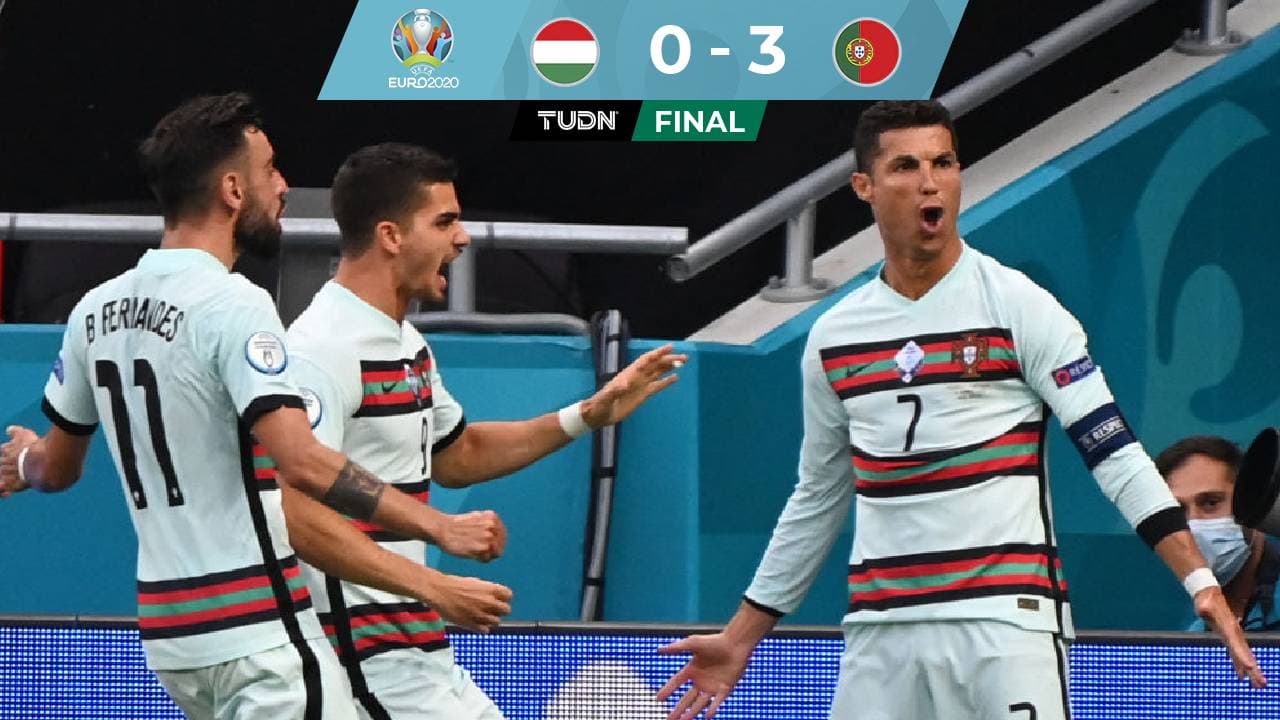 Sobre la hora y con doblete, CR7 y Portugal sentencian a Hungría