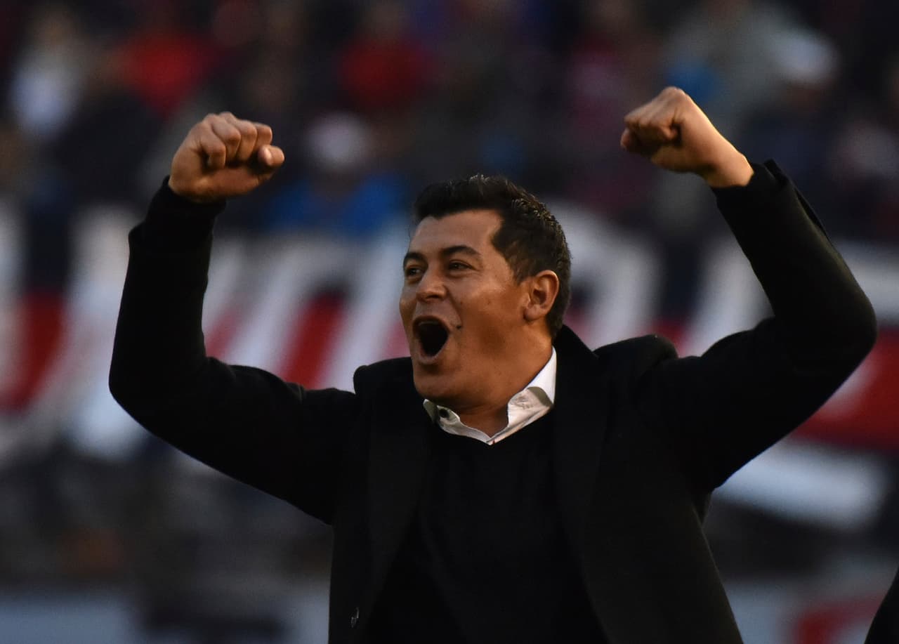 Jorge 'Negrito' Almirón ganó el título del año pasado en la Primera Argentina con el Lanús de Buenos Aires.