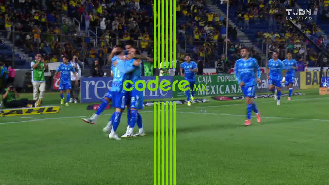 ¡GOL!  anota para Tigres. Juan Brunetta