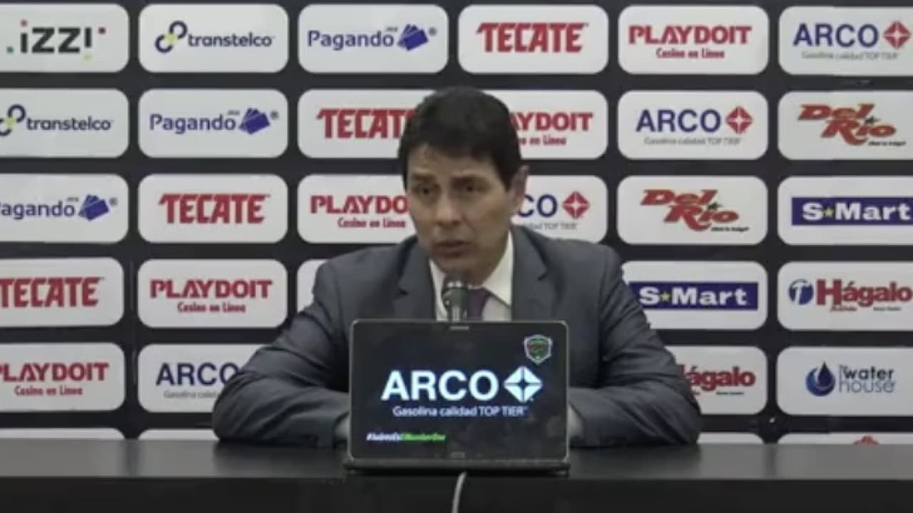 Alfonso Sosa cree que su equipo no mereció perder