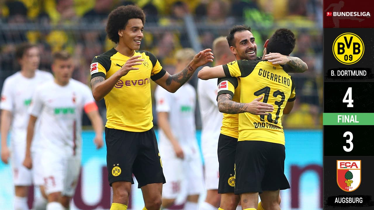 ¡Heroico! Paco Alcácer logra un espectacular ‘hat-trick’ para guiar la voltereta del Dortmund