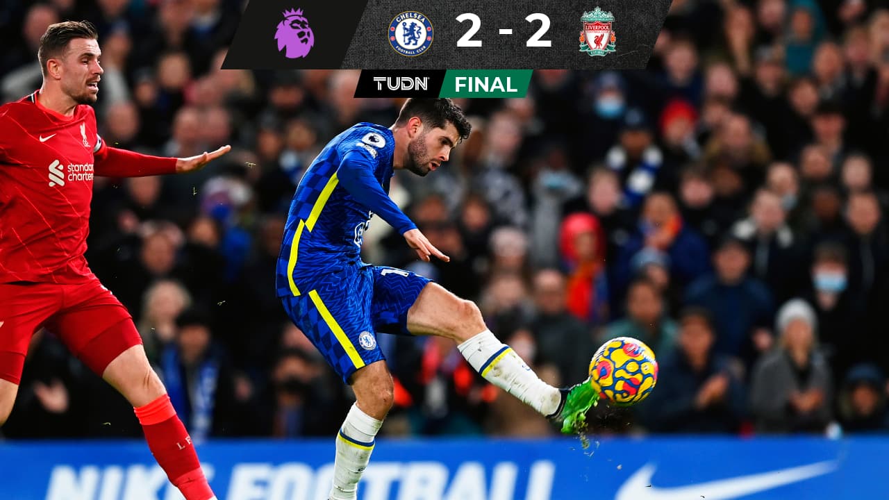 Golazo de Pulisic en un partidazo entre Chelsea y Liverpool