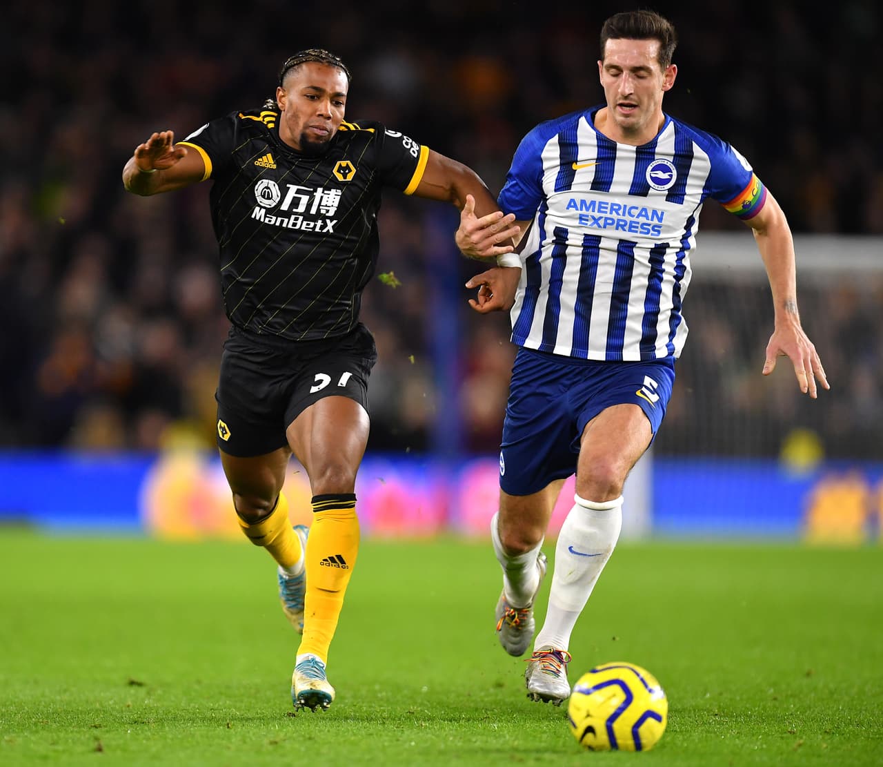 Wolverhampton logra empatarle al Brighton and Hove Albion, quienes remontaron en menos de un minuto. Raul Jimenez dio una espectacular asistencia y tuvo presencia 85 minutos del partido. Wolves se colocan en el sexto lugar de la tabla.